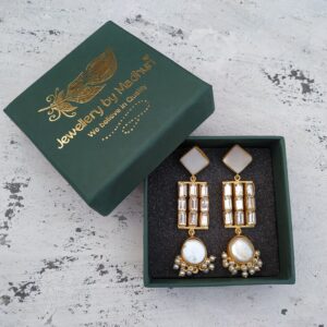 Pearl Cascade Chandelier Earrings