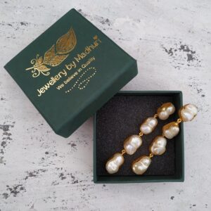 The Baroque Pearl Quad Danglers