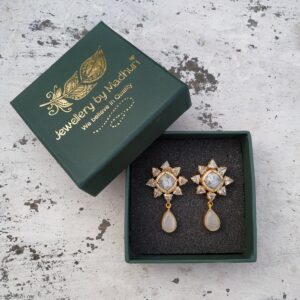 The Dendrite Opal Crystal Chakra Danglers
