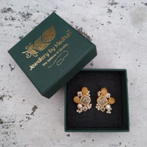 Amber Stone Fusion Studs